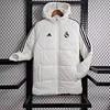 2024/2025 Real Madrid White Soccer Long Cotton jacket 1:1 Thai Quality