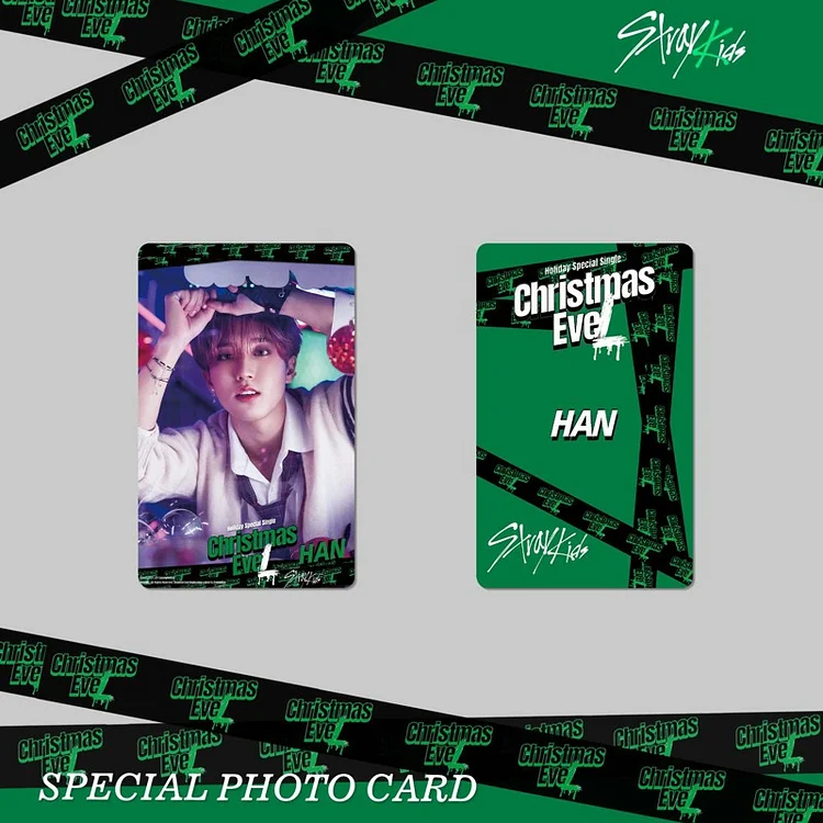 STRAY KIDS OFFICIAL PHOTO CARD - [Christmas evel ] – K Pop Pink