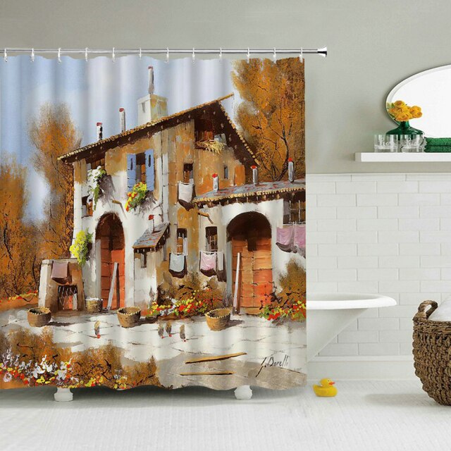 

Shower Curtain – Idyllic Flowers-180*180cm, 501 Original