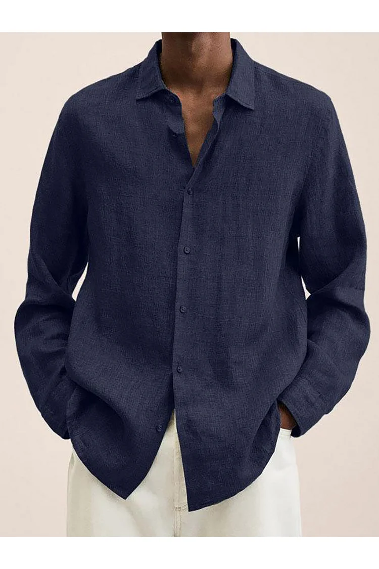 Casual Button Up Loose Fit Shirt