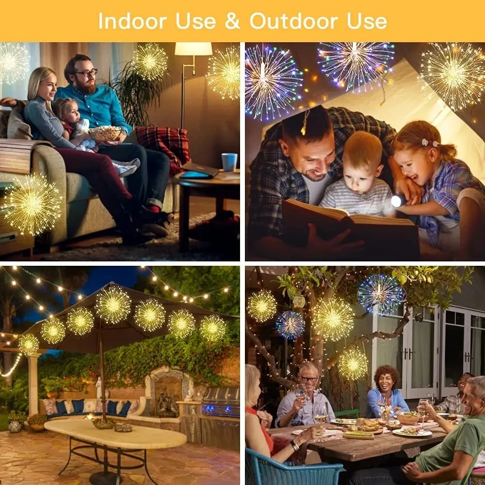 🎄🎁Christmas Hot Sale - Hanging Waterproof Fairy Lights