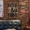 BI&Egrave;RE & bbq - Panneaux en &eacute;tain m&eacute;tallique(20*30cm/30*40cm) - Bi&egrave;re