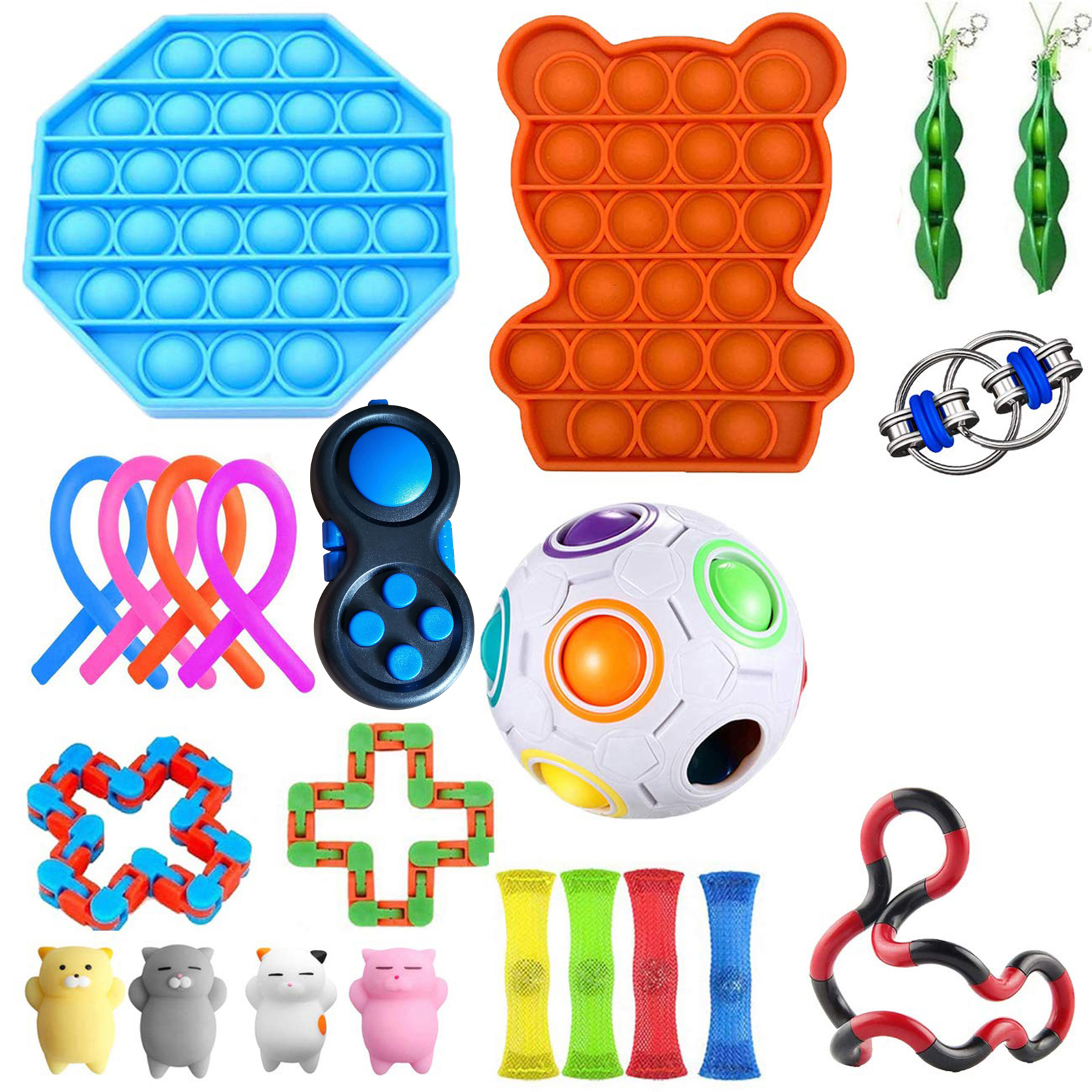 

22 Pack Sensory Fidget Toys Set, 501 Original
