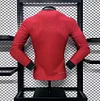 2024-2025 Long Sleeve Portugal Home Football Shirt 1:1 Thai Quality