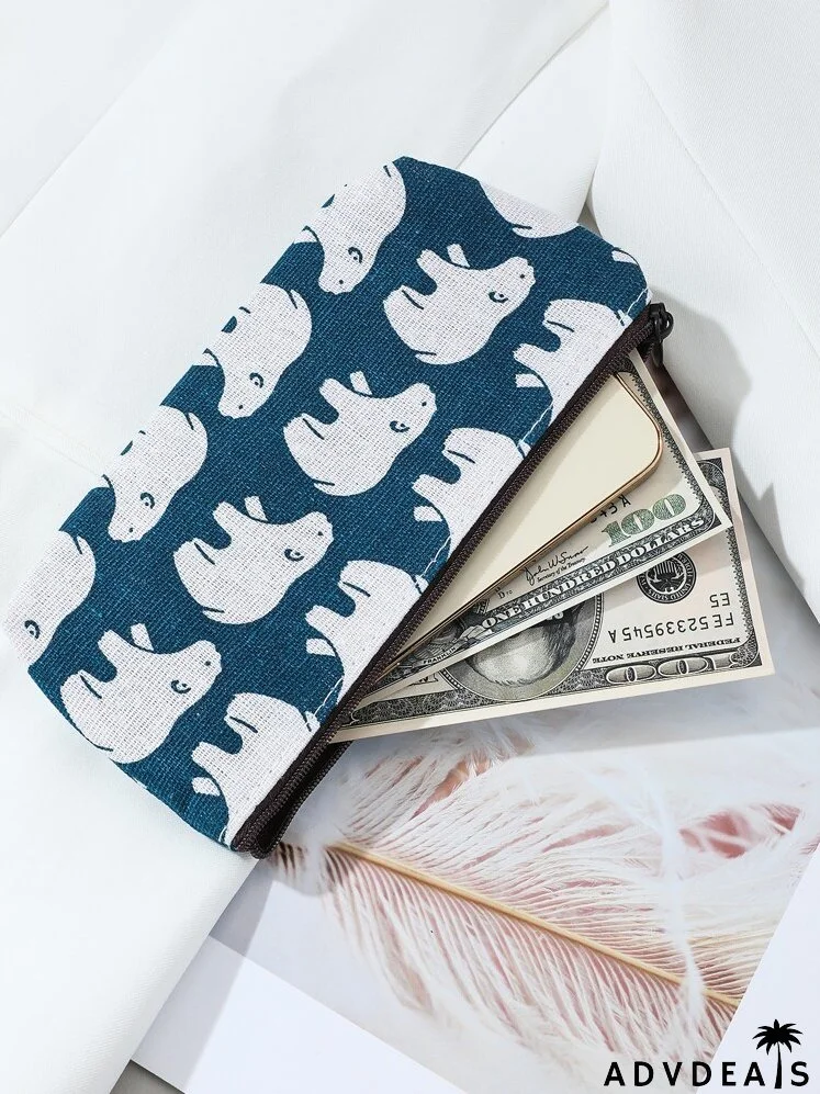 Cartoon Graphic Coin Case