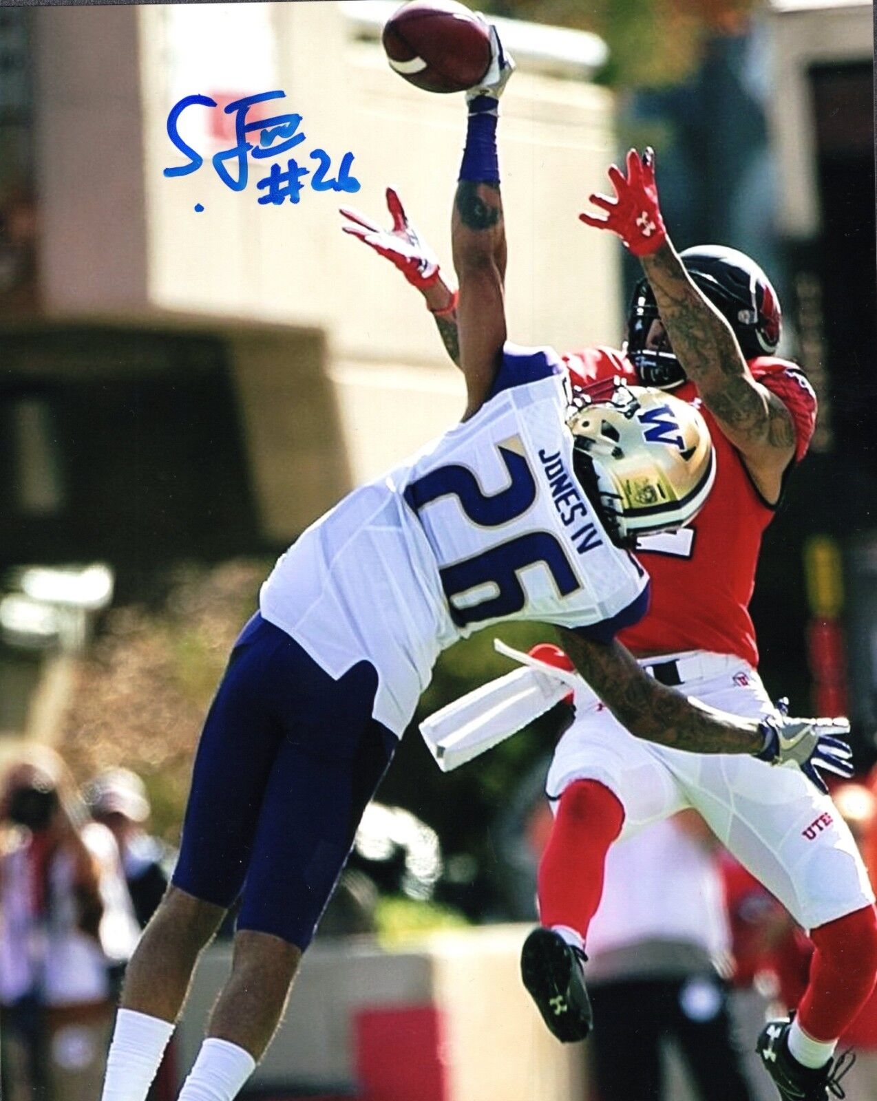 Sidney Jones Autographed Signed AUTO 8x10 Photo Poster painting #3 UW Washington Huskies