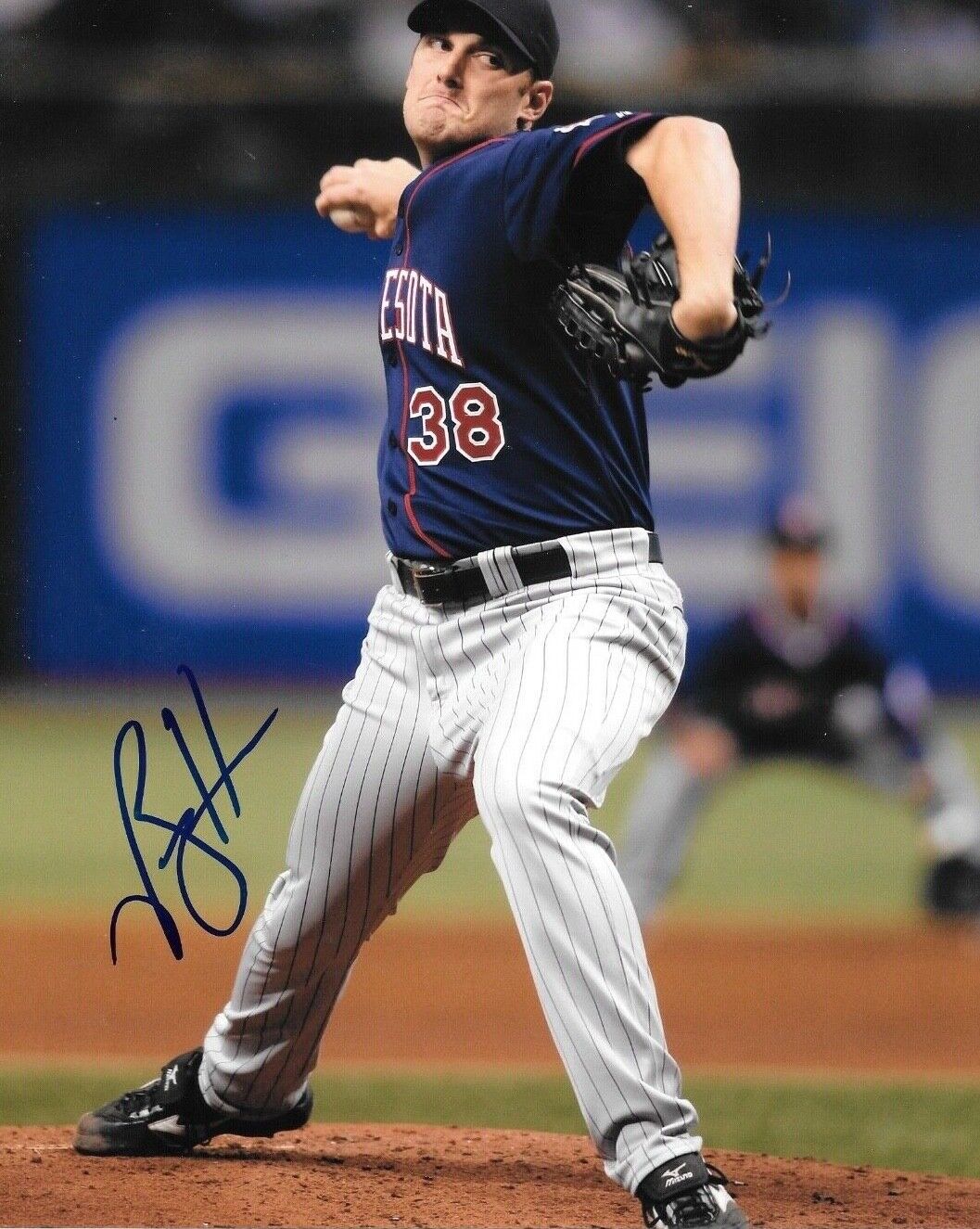 * PHILIP HUMBER * signed 8x10 Photo Poster painting * MINNESOTA TWINS * COA * 1