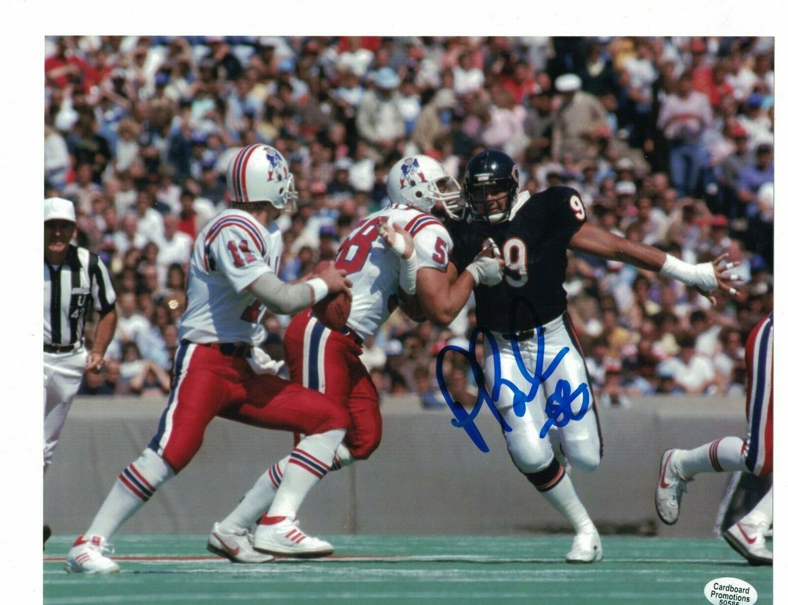 Pete Brock New England Patriots Signed 8x10 Football Photo Poster painting W/Our COA B