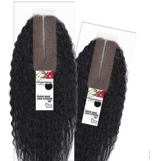 Shake-N-Go Organique MasterMix Synthetic Lace Closure – Super Wave 16"