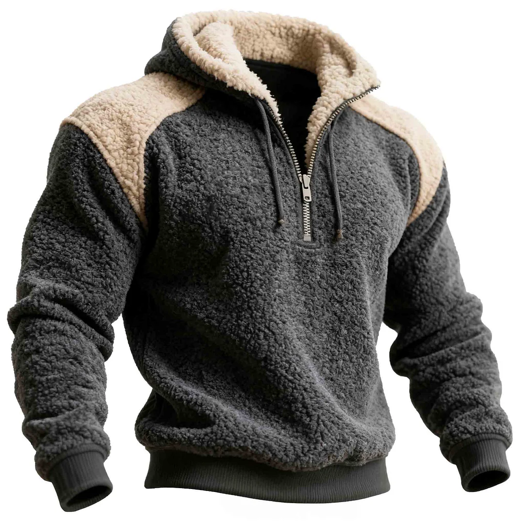 Men's Vintage Fleece Hoodie-inspireuse