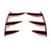 1 Pair Car Rear Bumper Canards for Benz W176 A200 A250 A260 A45 (Glossy Black)