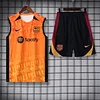 2024/2025 Barcelona Pre-match Training orange Jersey+Shorts 1:1 Thai Quality