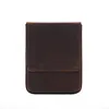 Handmade Crazy Horse Leather Pen Case &ndash; Magnetic Drawer-Style Organizer for Multiple Fountain Pens