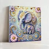 (Pre-Framed)Elephant-Special Shape Diamond Painting Kit(25x25cm)