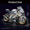1/5 Alloy Motorcycle Desktop Building Block Model Toy