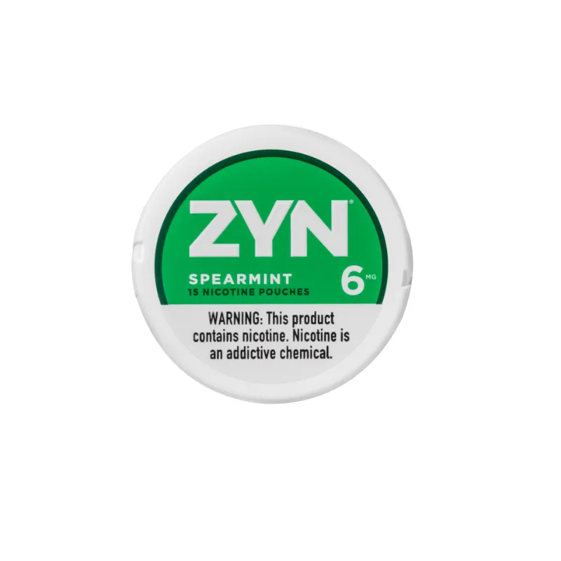 ZYN Nicotine Pouches spearmint smoke-free, for a fresh experience  ZYN