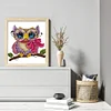 Owl - 14CT Stamped Cross Stitch 31*28cm/12.2*11.02in