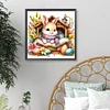Diamond Painting -DIY Full Round Drill Easter Egg Animals(40*40CM）