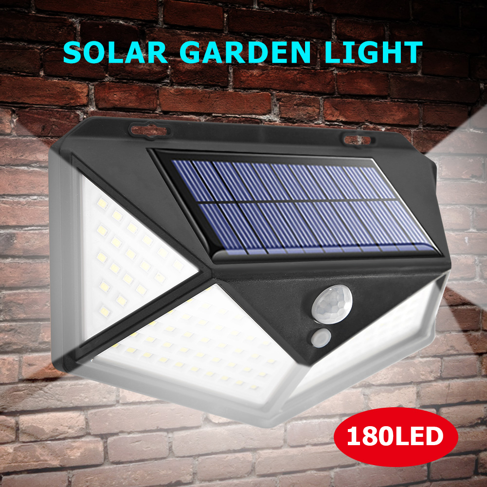 

1pc Solar 180 LED Waterproof Wall Motion Sensor, 501 Original