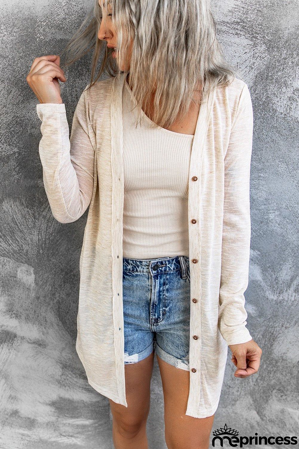 Comfy Beige Cardigan