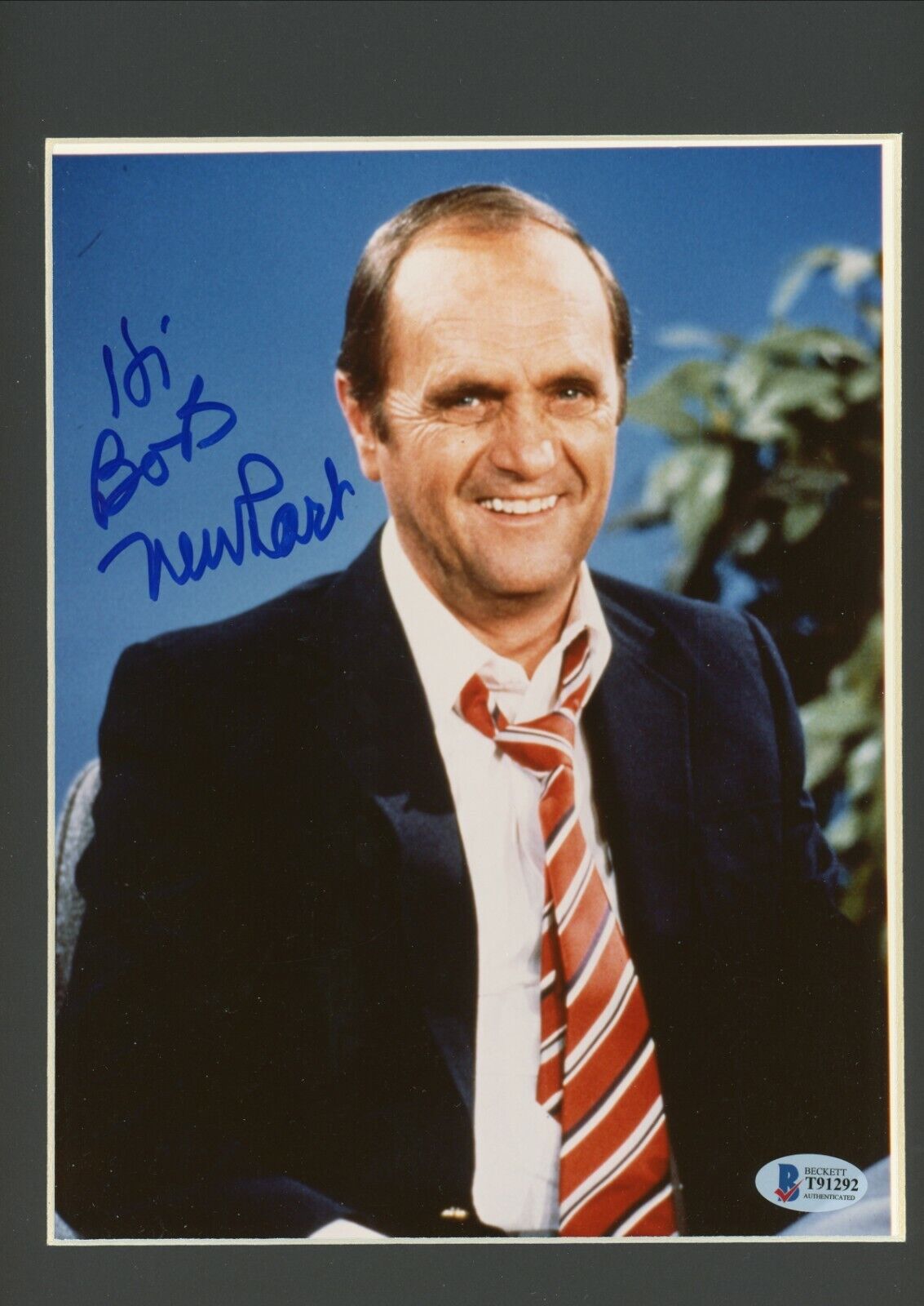 Bob Newhart Signed Autographed 8x10 Glossy Matted Framed Beckett BAS