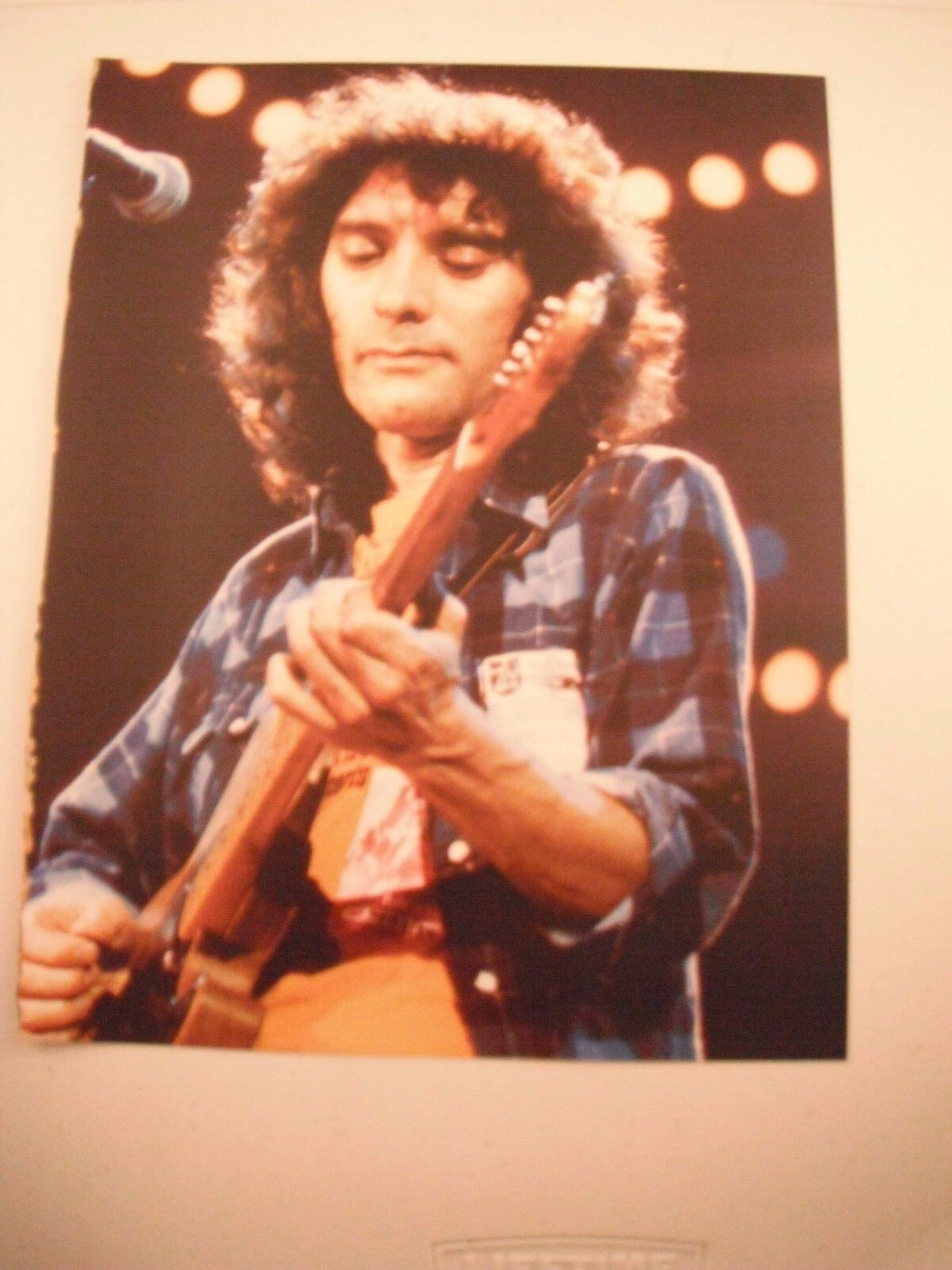 Albert Lee Guitarist 12x9 Coffee Table Book Photo Poster painting Page