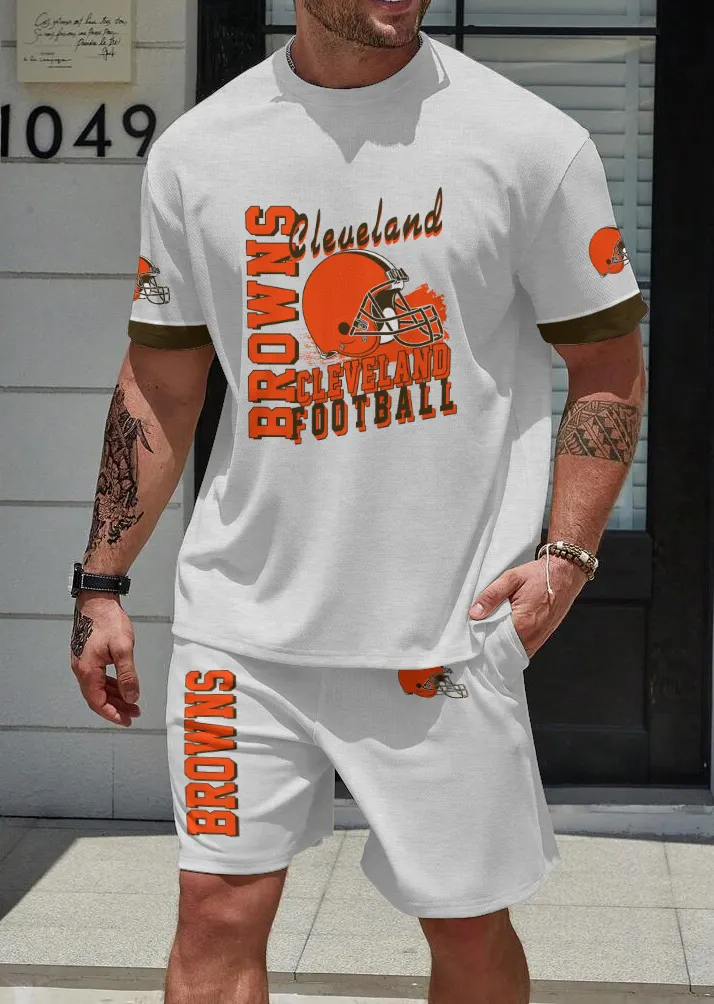 Cleveland Browns Limited Edition Top And Shorts Two-Piece Suits