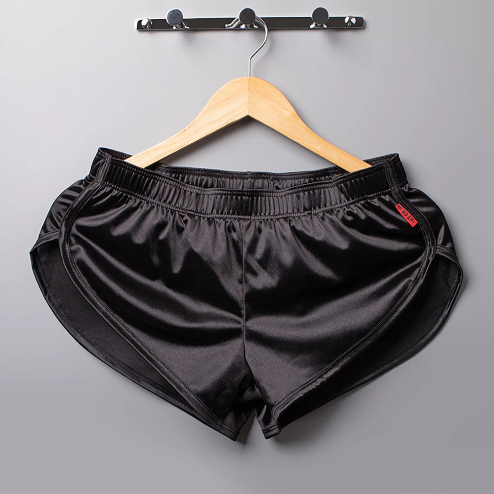 Men's Sexy Ice Silk Comfortable Breathable Boxer Shorts