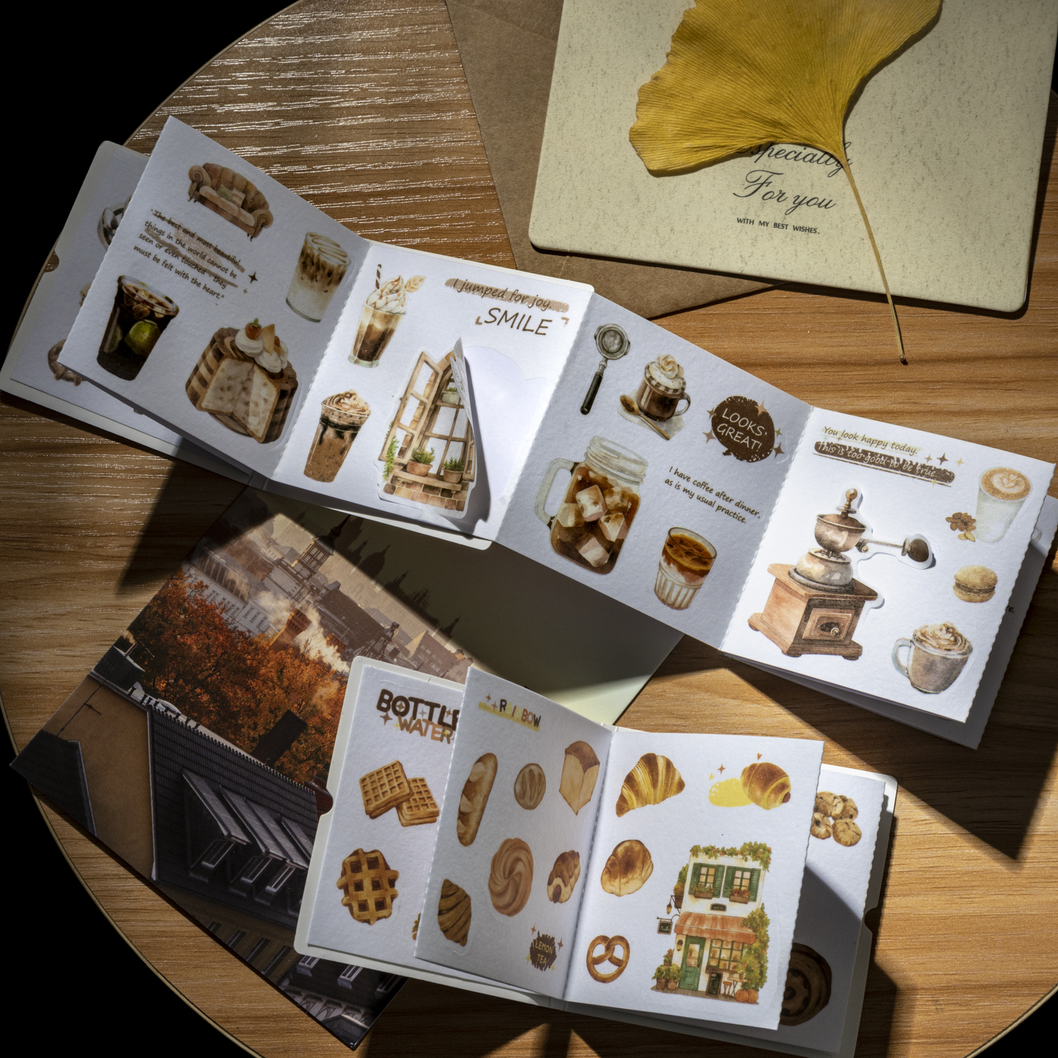 스티커북 - A Little Sense of Ritual 시리즈 빈티지 꽃 캐릭터