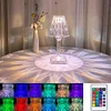  Bedside Lamp Design Transparent Touch Style Crystal Diamonds And Multicoloured LEDs Wireless