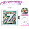 Butterfly Flower Z 5D Partial Drill DIY Diamond Painting Kit 30*30cm