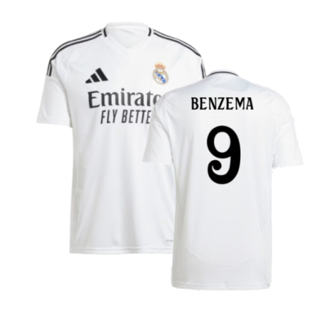 Real Madrid Karim Benzema 9 Home Trikot 2024-2025