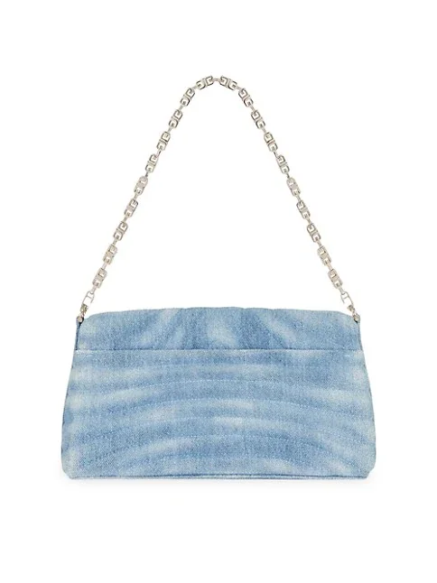 Givenchy Small 4G Denim Shoulder Bag