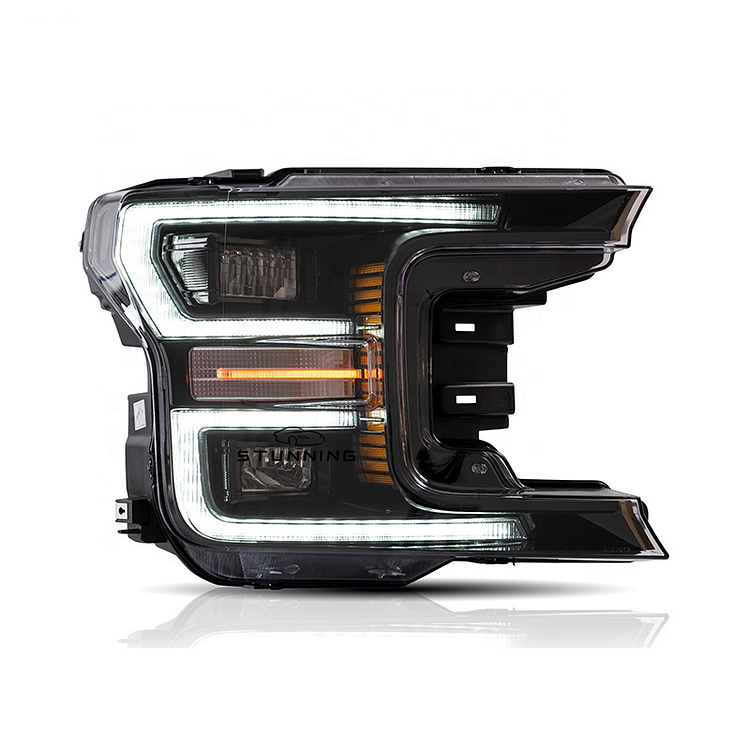 full LED dynamic headlight headlamp assembly for pick up ford F-150 F150 F 150 2018 2019 2020 head lamp head light plug and play ITN Auto