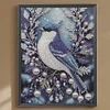 Pearl Blue Bird-Special Shaped Diamond Painting