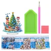 DIY Christmas Boat Lighthouse Acrylic Diamond Painting Desktop Ornaments