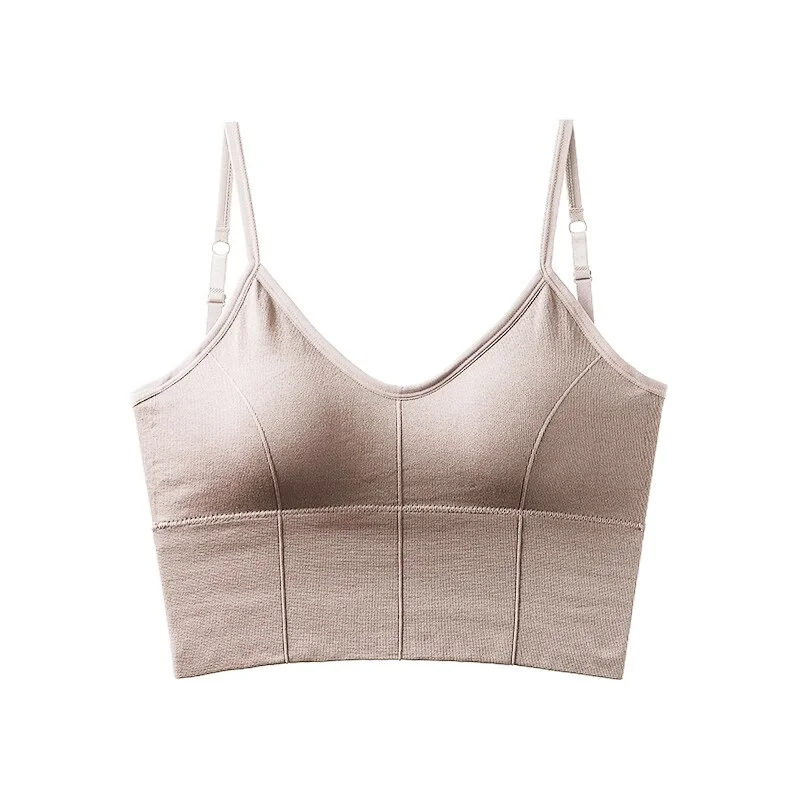 Billionm Women's Crop Top Tank Top Seamless Sports Lingerie Summer Camisole Tube Tops for Ladies Female Underwea