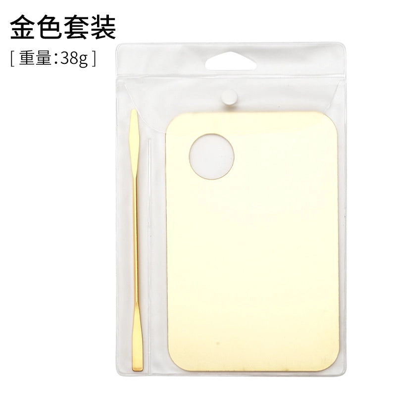 Square Stainless Steel Palette Makeup Palette Set Makeup Tool For Makeup Artist