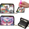 2pcs Animal Pattern Diamond Painting Fashion Card Holder Compact Coin Purse