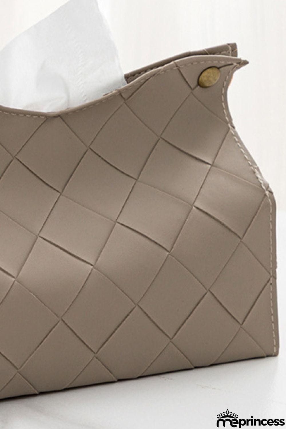 2-Pack Woven PU Tissue Box Covers