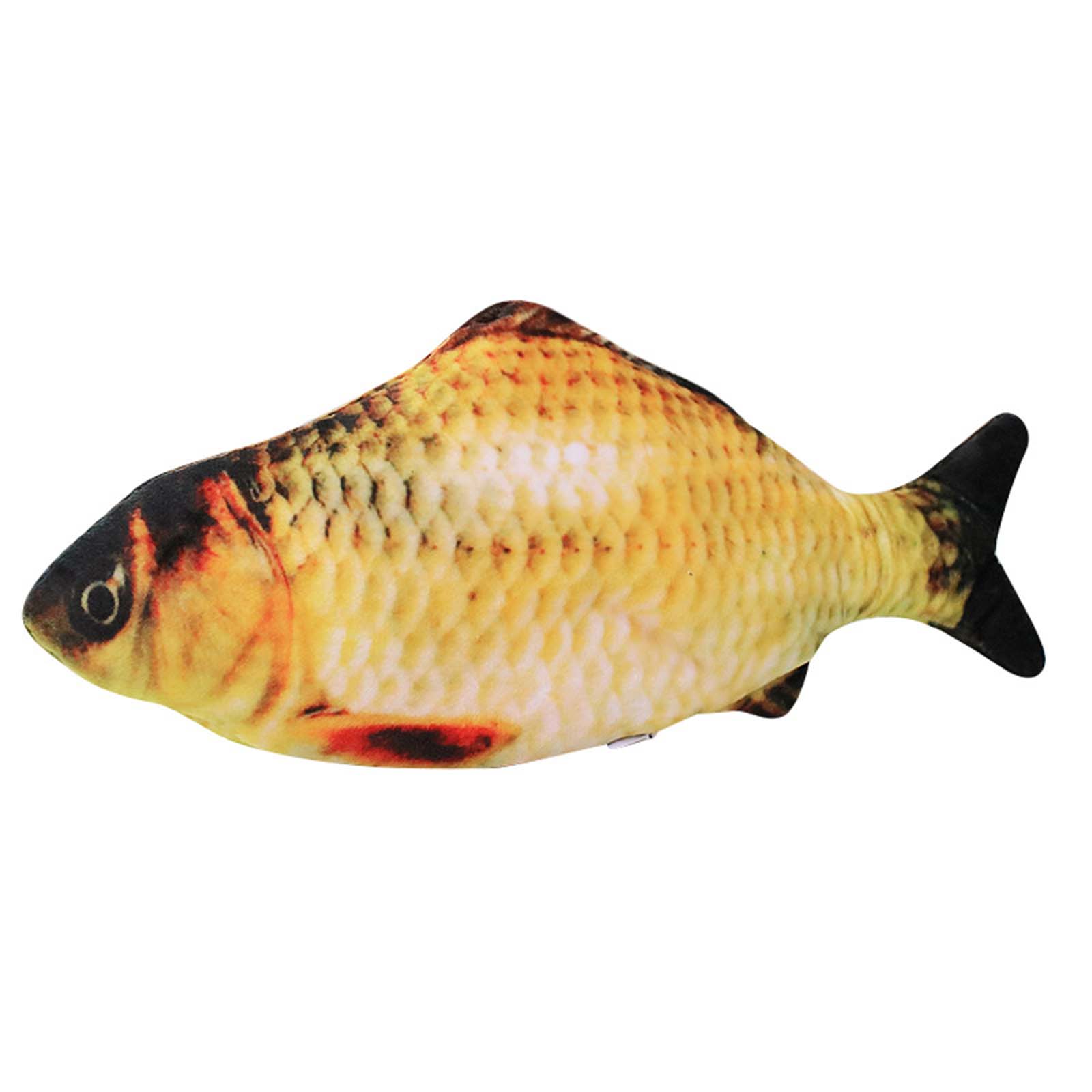 

Floppy Fish Cat Toy, Rechargeable, Electric Wiggle Catnip Kicker Fish, 501 Original