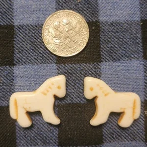 pornhint Pornhint Zuni Horse Fetish Beads Howlite Native American Indigenous