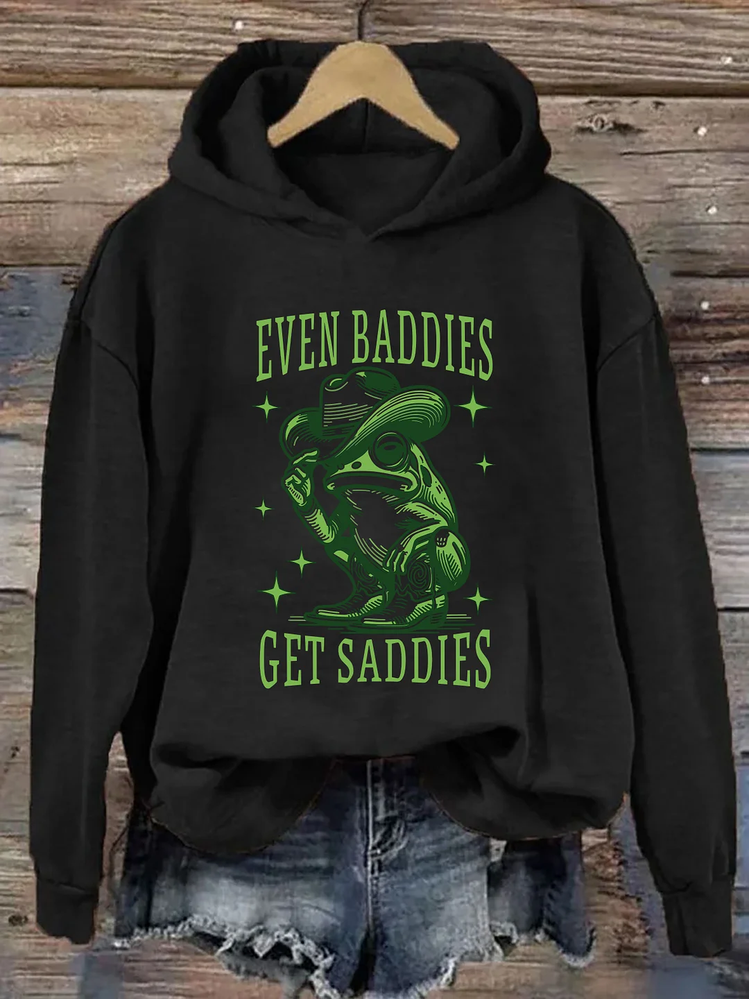 Even Baddies Get Saddies Hoodie