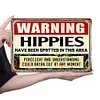 Hippie Infestation Warning - Vintage Metal Signs(8*12Inch)  - Warning