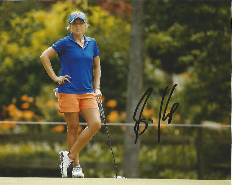 LPGA Sarah Kemp Autographed Signed 8x10 Photo Poster painting COA F