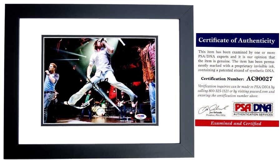 Jake Owen Signed Autograhed Country Music 8x10 Photo Poster painting with PSA/DNA Custom FRAMED