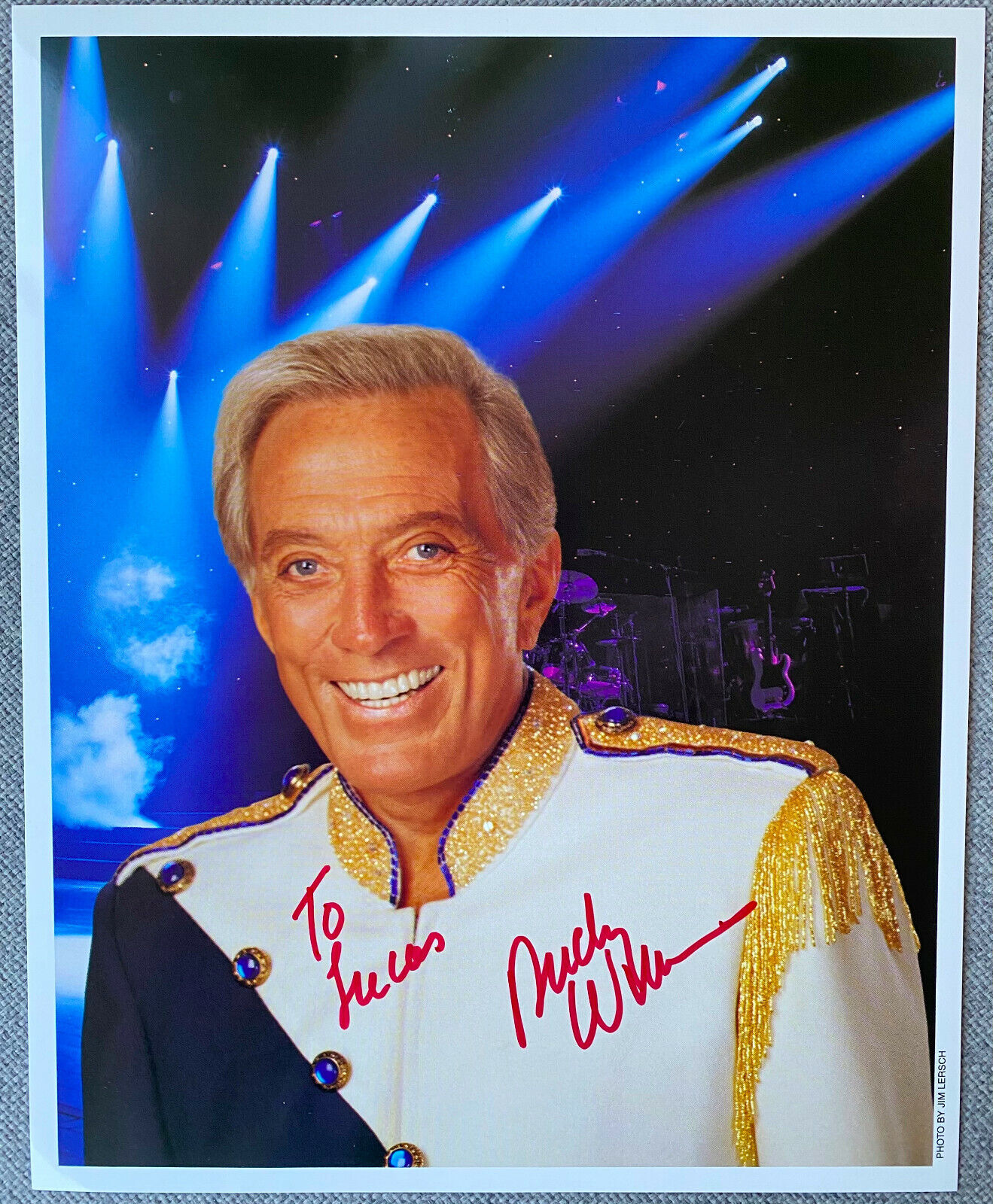 Andy Williams Signed 8x10 Color Photo Poster painting - Authentic, RIP, The Andy Williams Show