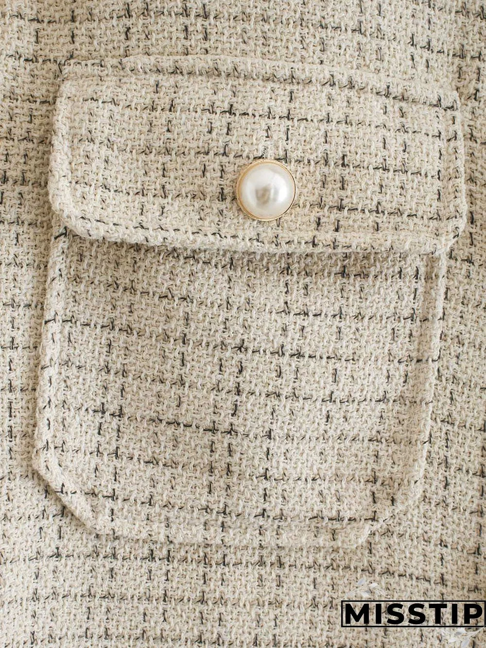 Classic Thick Colorblock Checked Button Down Shirt Jacket Woolen