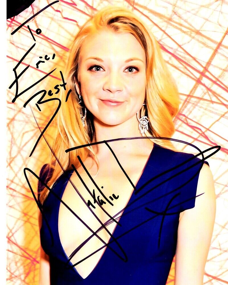 TO ERIC - Natalie Dormer Signed Autographed Game of Thrones Actress 8x10 Photo Poster painting