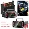 12V/24V Car Battery Charger 10A/5A Smart Motorcycle Battery Charger Large Screen